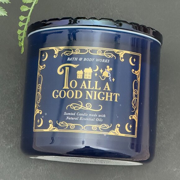 BBW To All A Good Night Bath & Body Works 3 Wick Candle - Picture 6 of 12